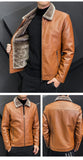 Blouson en Cuir Homme