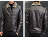 Blouson en Cuir Homme